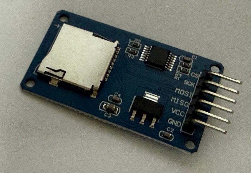 Micro SD Card Adapter 模組｜SPI 介面 MicroSD／TF 記憶卡讀寫擴充板