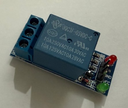 JQC3F-05VDC-C 5V 單路繼電器模組｜10A 負載控制／螺絲端子／雙 LED 指示燈｜長版